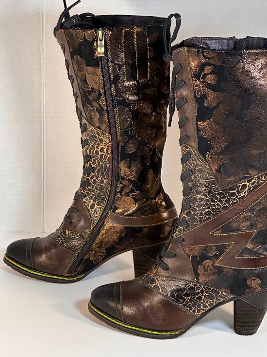 Women's size 6.5 Glamour Boots tall - Picture 16 of 16